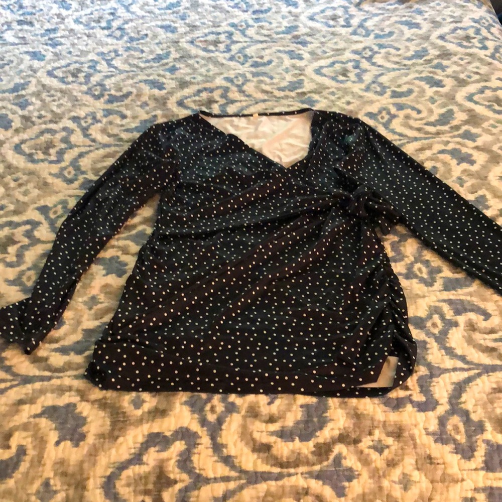 Long sleeve maternity top